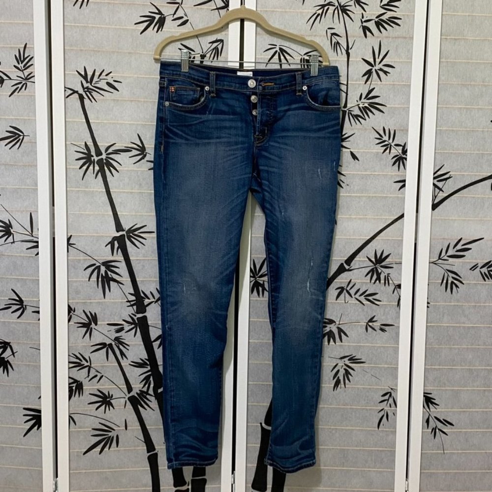 Hudson Riley Relaxed Straight 5 Pocket Jeans, Disharmony 30 - Picture 3 of 9
